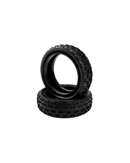 PAIR OF 110 TYRES ASTRO 2WD HARD FRONT - HOT RACE