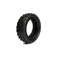 PAIR OF 1/10 TYRES ASTRO 4WD HARD FRONT - HOT RACE