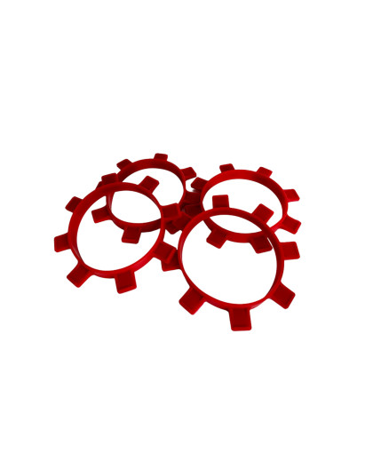 Elastiques de collage TT 1/8 (4) - HOT RACE