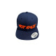 HR CAP US STYLE BLEU/ORANGE - HOT RACE