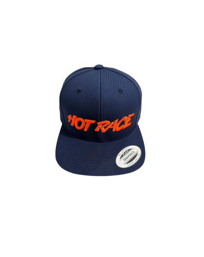 HR CAP US STYLE BLEU/ORANGE - HOT RACE