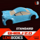 1/10 ONROAD BODY GHIBLI 2.0 STANDARD WEIGHT - HOT RACE