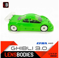 1/10 ONROAD BODY GHIBLI 3.0 STANDARD WEIGHT - HOT RACE