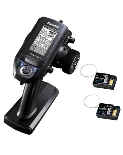 Futaba 4PM PLUS Radio + 2 x R334SBS receiver - FUTABA - 01000075-C1