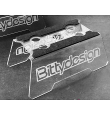 Support de voiture plexiglass TT 1/8 - BITTYDESIGN - BDCSTD-1518