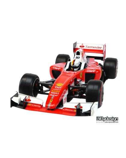 F1 Type-6C 1/10 clear body Light - BITTYDESIGN - BDF1-T6C