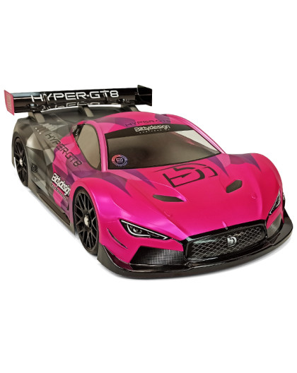 HYPER-GT8 1/8 GT clear body 325mm wheelbase - BITTYDESIGN - BDGT8-HYP