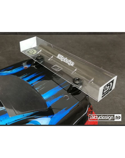 Rear HARD Wing for 190mm 1/10 TC Modified - BITTYDESIGN - BDRW-190MOD