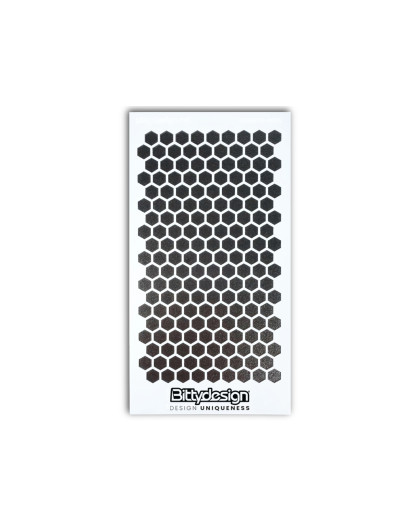 Vinyl stencil - Honeycomb V1 large - BITTYDESIGN - BDSTC-002L