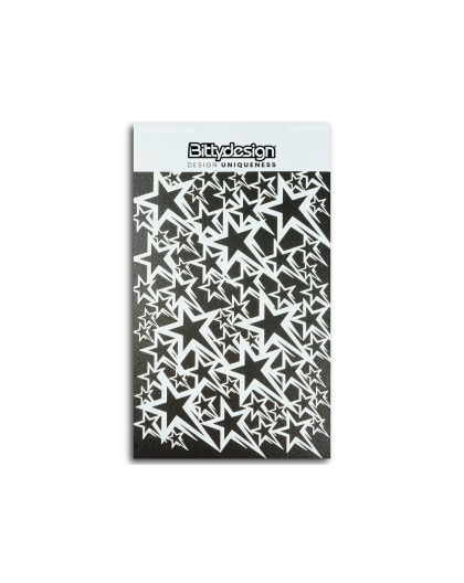 Pochoir Stars V1 - BITTYDESIGN - BDSTC-011