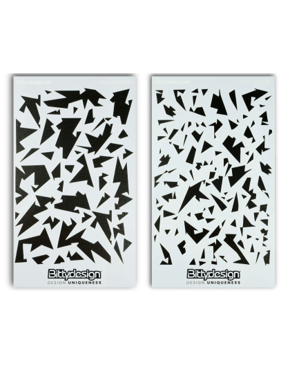 Pochoir Camo Artic - BITTYDESIGN - BDSTC-018