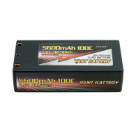 Lipo battery 7.6V 100C 5600mah 2S Shorty PK4 - VANT - V0202
