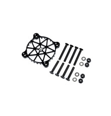 Aluminium safety mesh V2 for 40mm fan - black - NOSRAM - 901983