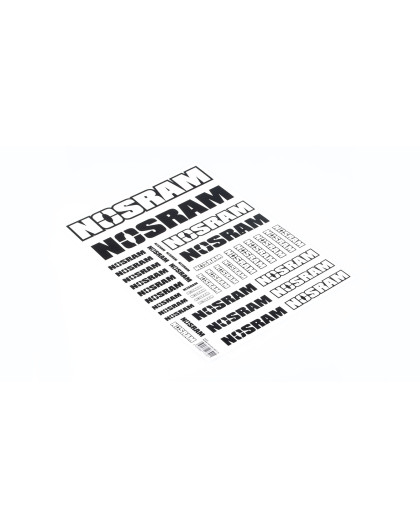 Planche de stickers A4 - NOSRAM - 92421