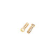 5mm Gold Connectors - 18mm length (4 pcs.) - NOSRAM - 999207