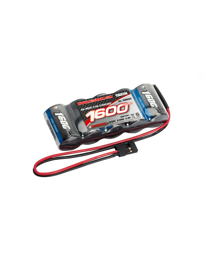 RX-pack Straight 2/3A NiMH - JR - 6.0V - 1600mAh - NOSRAM - 999603
