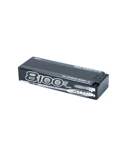 Lipo 8100mah 2S HV Stick Graphene 135C/65C - NOSRAM - 999656
