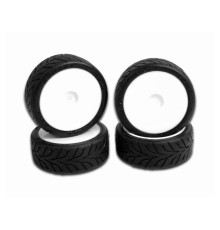 Pneus Shimizu D01J collés sur jantes (4) - SCHUMACHER - XG-RAIN