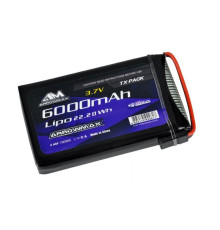 Accu Arrowmax lipo 1S 6000mah 3.7V Sanwa M17 - ARROWMAX - AM700995