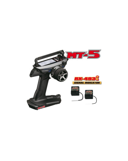 Radio Sanwa MT5 + 2 Récepteurs RX493i - SANWA - S101A32671A-C