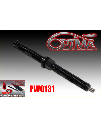 Steel screw axle for PW0130 (black) - OPTIMA - PW0131