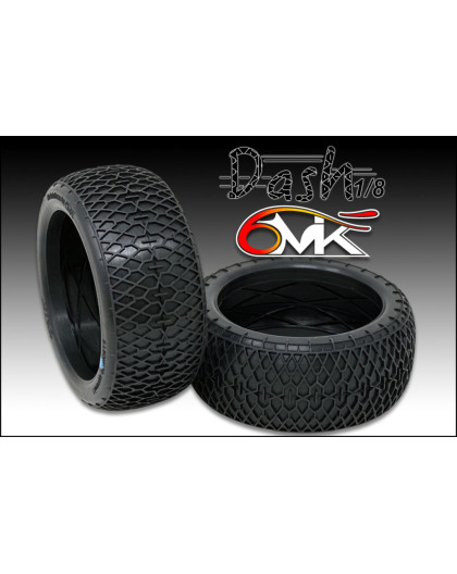 Pneus TT 1/8 Dash - Fire (2) - 6MIK - T19F