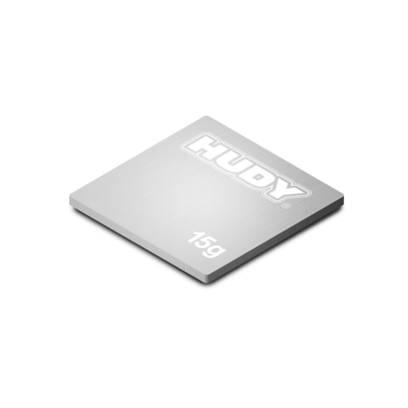 Hudy Pure Tungsten Weight Thin - 24.5X24.5mm - 15G - HUDY - 293086