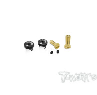 Heatsink Connector 5mm Long - Black/Black - T-WORKS - EA-040-5BBL
