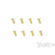 Vis Acier Traitées GOLD FHC 2.5x6mm (8) - T-WORKS - GSS-2506C