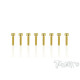 Vis Acier Traitées GOLD CHC 2.5x10mm (8) - T-WORKS - GSS-2510H