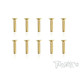 Screws GOLD FHC 3x14mm (10) - T-WORKS - GSS-314C