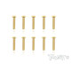 3mmx14mm Gold Button Head Screws (10pcs) - T-WORKS - GSS-314B
