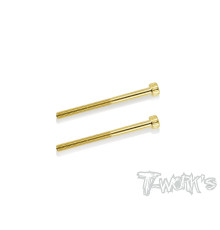 Vis Acier GOLD CHC 3x40mm Mi-Filetage (2) - T-WORKS - GSS-340hh