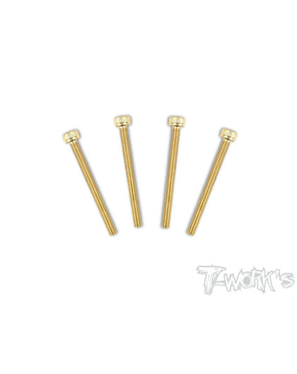 Vis Acier Traitées GOLD CHC 3x35mm (4) - T-WORKS - GSS-335H