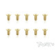 Screws GOLD FHC 4X6mm (10) - T-WORKS - GSS-406C