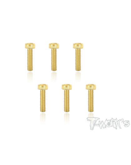 Vis Acier Traitées GOLD CHC 4x16mm (8) - T-WORKS - GSS-416H