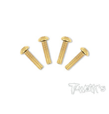 Vis Acier Traitées GOLD BHC 4x18mm (4) - T-WORKS - GSS-418B
