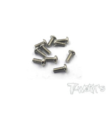 Vis Acier Traitées NICKEL BHC 3x8mm (10) - T-WORKS - NSS-308B