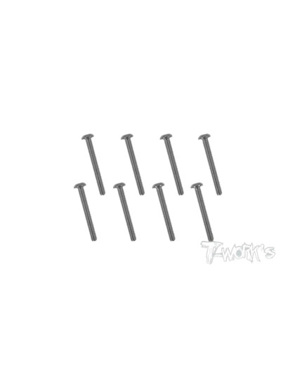 Vis Acier Traitées NICKEL BHC 3x25mm (8) - T-WORKS - NSS-325B