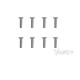 Screws NICKEL FHC 4x16mm (8) - T-WORKS - NSS-416C