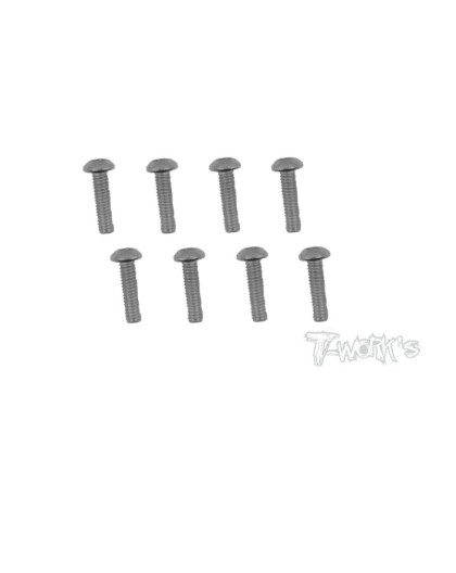 Vis Acier Traitées NICKEL BHC 4x16mm (8) - T-WORKS - NSS-416B