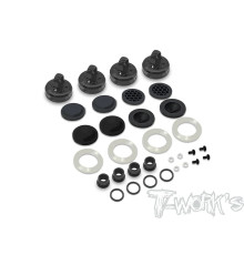 Bouchons d'amortisseurs 3 en 1 pour RC8B4/4.1 - T-WORKS - TO-343-A
