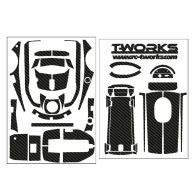 3D Graphite Sticker (For Futaba 4PM) - T-WORKS - TS-048