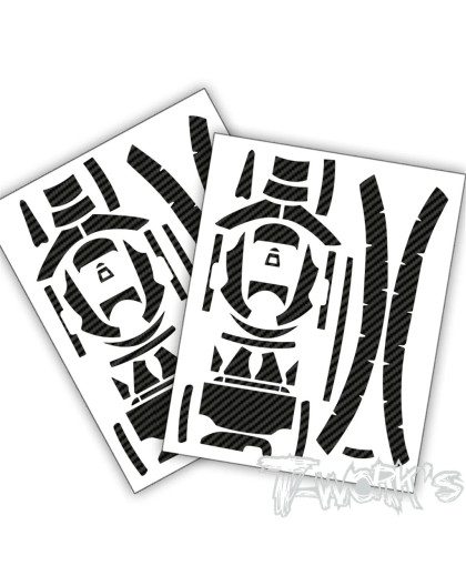 3D Graphite Sticker (For Smartcom Headset) 2pcs. - T-WORKS - TS-054