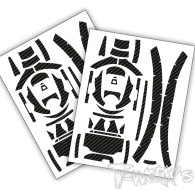 3D Graphite Sticker (For Smartcom Headset) 2pcs. - T-WORKS - TS-054
