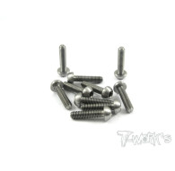 3mm x 12mm Titanium Hex. BHC Screw - T-WORKS - TSS-312B