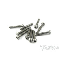 3mm x 18mm Titanium Hex. BHC Screw - T-WORKS - TSS-318B