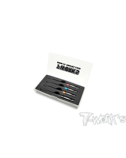 Power Tool Hex Tips set (1.5-2.0-2.5-3mm) - T-WORKS - TT-079-V2
