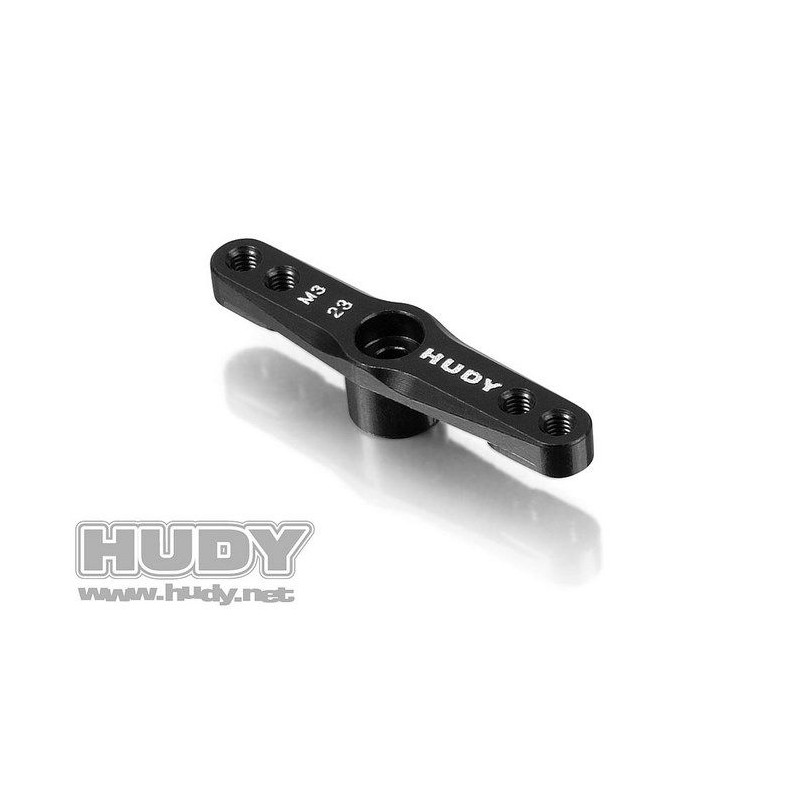 Palonnier gaz/frein alu fileté M3 23T - HUDY - 293507