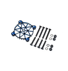 Aluminium safety mesh for 40mm fan - blue V2 - LRP - 501983
